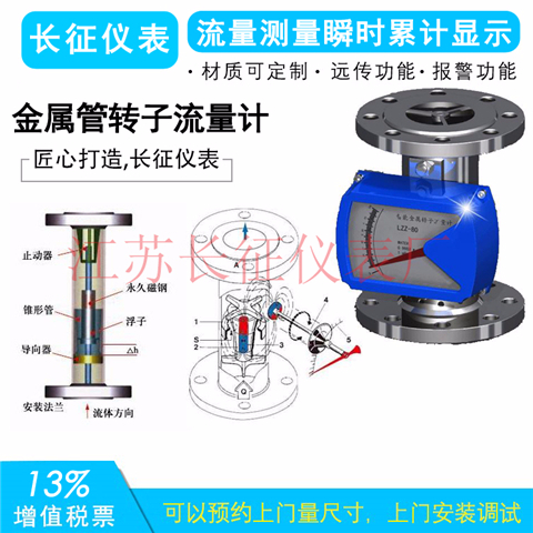 金属管转子流量计