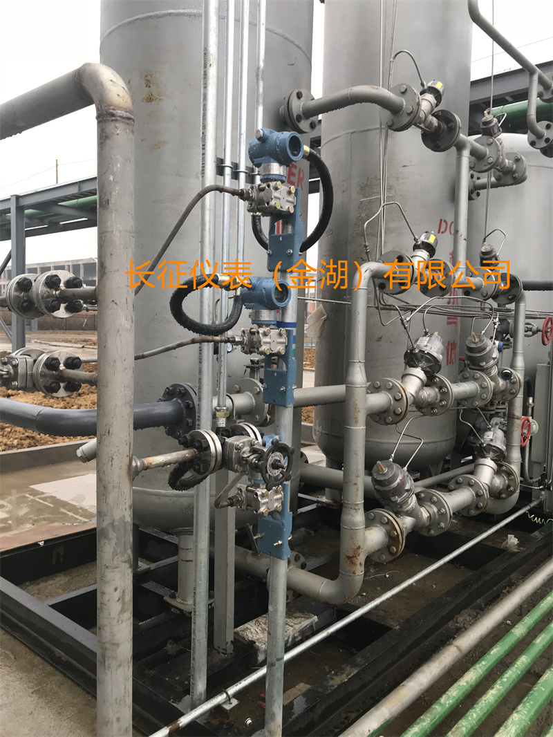 香隅化工园流量计安装现场